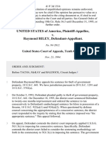 United States v. Raymond Riley, 41 F.3d 1516, 10th Cir. (1994)