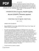 United States v. Ricardo Gooding, 66 F.3d 339, 10th Cir. (1995)