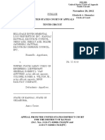 Hillsdale Environmental Loss v. United States Army Corps, 10th Cir. (2012)