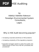 Download HSE Auditors Training by paradigman SN31765555 doc pdf
