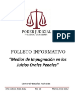 06-2012 - Medios de Impugnacion en Los Juicios Orales Penales