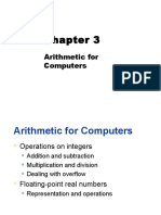 Chapter 3: Arithmetic For Computers