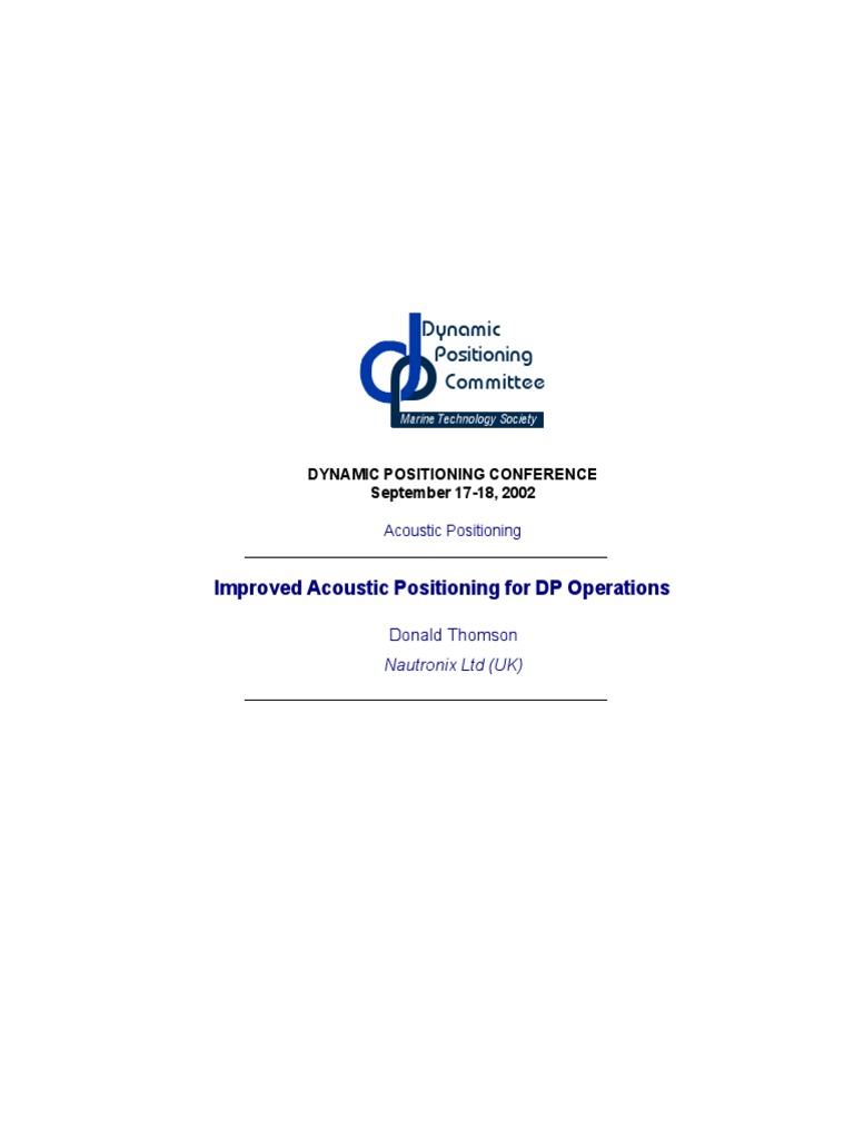 Acoustics Improved Acoustics PDF Bandwidth (Signal Processing
