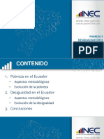 Pobreza y Desigualdad en El Ecuador PDF