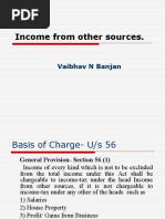 Income From Other Sources.: Vaibhav N Banjan