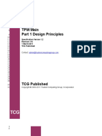TPM Main Part 1 Design Principles: Specification Version 1.2 Revision 116 1 March 2011 TCG Published