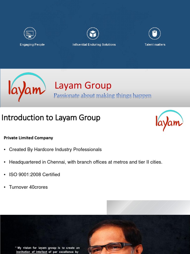Layam Group: Talent Solutions Overview | PDF | Recruitment | Business ...