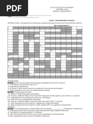Crossword Puzzle