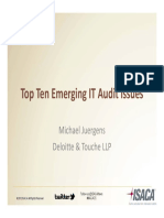 Top Ten Emerging IT Audit Issues Top Ten Emerging IT Audit Issues