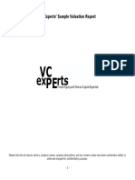 VC Experts - Biotech Valuation Report