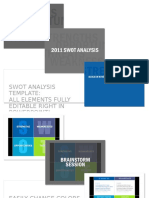 Swot Analysis Template: All Elements Fully Editable Right in Powerpoint!