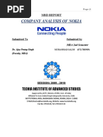 Download Company Analysis of NOKIA by salim1321 SN31768467 doc pdf