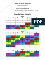 Calendario de Guardias - Pediatria