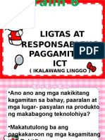 GRADE 5 Aralin 6 Ict-LIGTAS AT RESPONSABLENG PAGGAMIT NG ICT