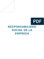 Responsabilidad Social de La Empresa