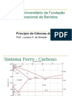 Diagrama de Fase Sistema Ferro - Carbono