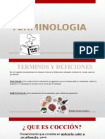 Cocina Presentacion Terminologia