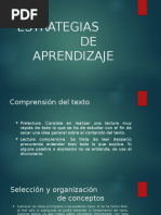 Estrategias de Aprendizaje