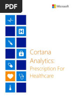 Cortana Analytics in Healthcare White Paper