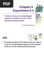 Chemistry Form 4 Experiment Chapter 6 (6.3) - Electrolysis