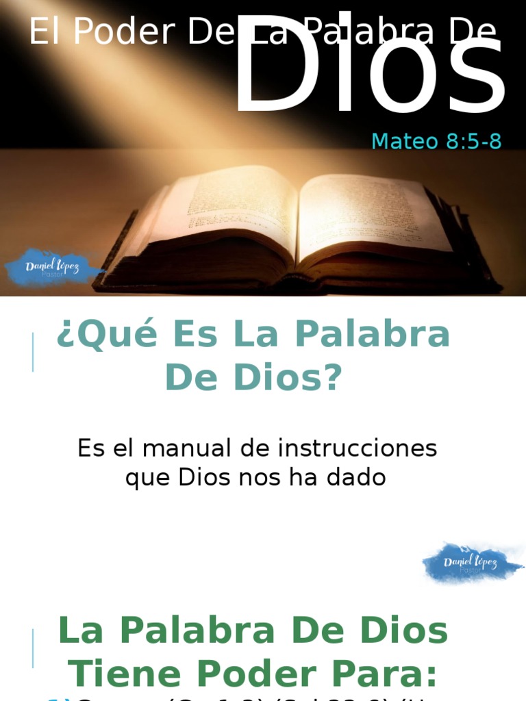 Poder Transformador de la Palabra de Dios | PDF