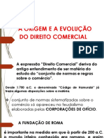 Direito Comercial I - Ponto 1