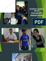 English PPT Presentation by Vicente Abarca