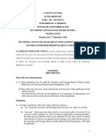 SEBI (Listing Obligations & Disclosure Requirements) - 2 September 2015