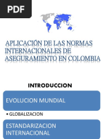 Aplicacion de Las Normas Internacionales de Aseguramiento en Colombia