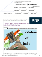 UPSC Exam 2016 - Articles in Constitution of India - BYJU's IAS Prep Tab