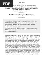 Vickers Petroleum Co., Inc. v. Ned Biffle, Sole Owner, Doing Business As Ned Biffle Drilling Company, 239 F.2d 602, 10th Cir. (1956)