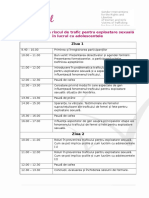 Agenda Formare Proiect GIRL - Iulie