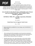 Jerry D. Ryan, Marcella M. Ryan, Individually and As Parent and Next Friend of David C. Ryan, Daniel J. Ryan v. General Tire, Inc., An Ohio Corporation, 103 F.3d 145, 10th Cir. (1996)