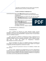 DS 088-2001-PCM - Tarifario de Servicios A Terceros