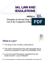 Principles of Relevant Hong Kong Law & The Companies Ordinance
