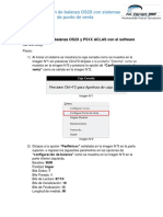 Configuración de Balanza OS2X ACLAS Con El Software A2 Softway