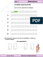 4to Grado - Matemáticas - Fracciones Equivalentes