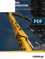 Catalog Caterpillar 330d 345c 365c 385c Ultra High Demolition Uhd Machine PDF