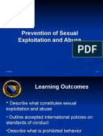 Sexual Exploitation and Abuse-EDI