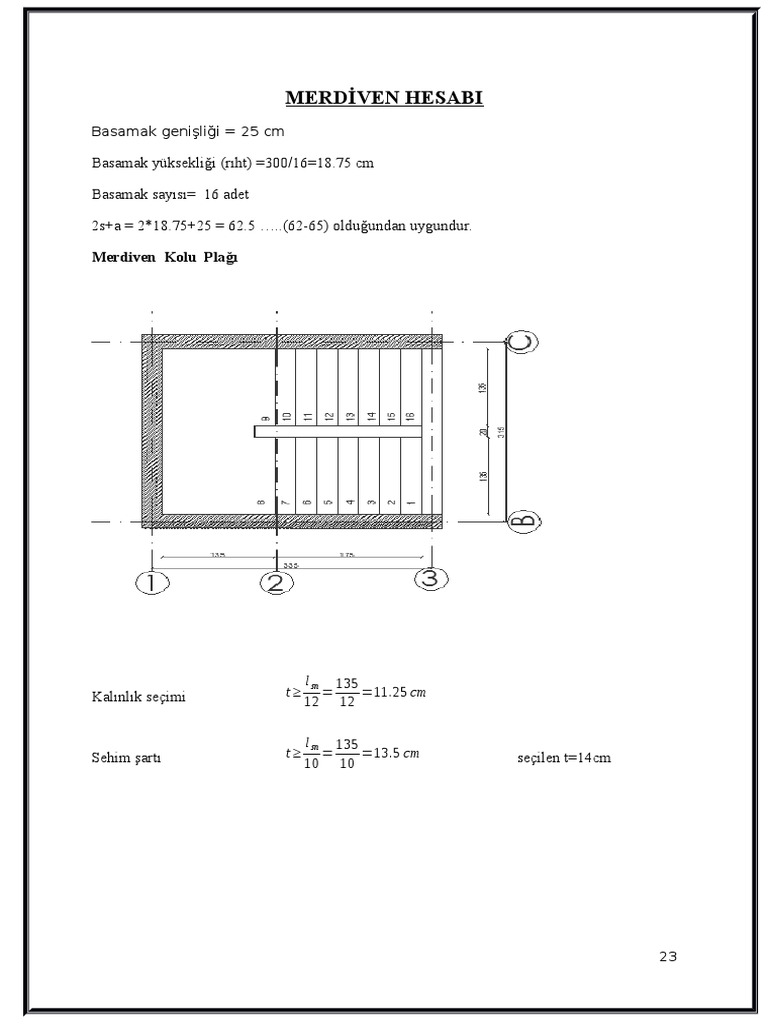 2 Hafta Merdiven Hesabi Pdf