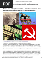 7 Erros Que Você Comete Quando Fala Em Comunismo e Capitalismo