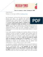 Lo que los independientes nos quedaron a deber. Constituyente CDMX