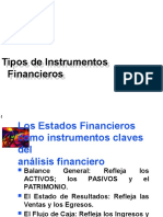 Tipos de Instrumentos Financieros