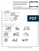 Examen 4 Años Comunicacion