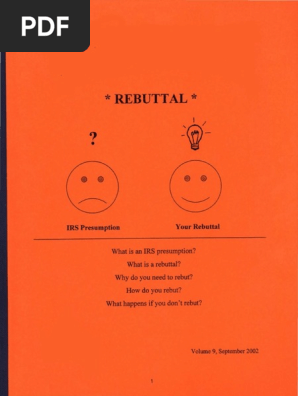 Rebuttal, Form #09.050