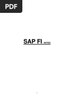 SAP FICO Configuration Notes PDF