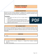 ETHICAL DILEMMA TRAINING SCENARIOS