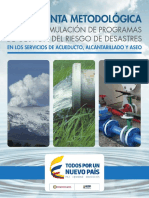 Cartilla Para La Formulación de Programas de Gestión Del Riesgo de Desastres