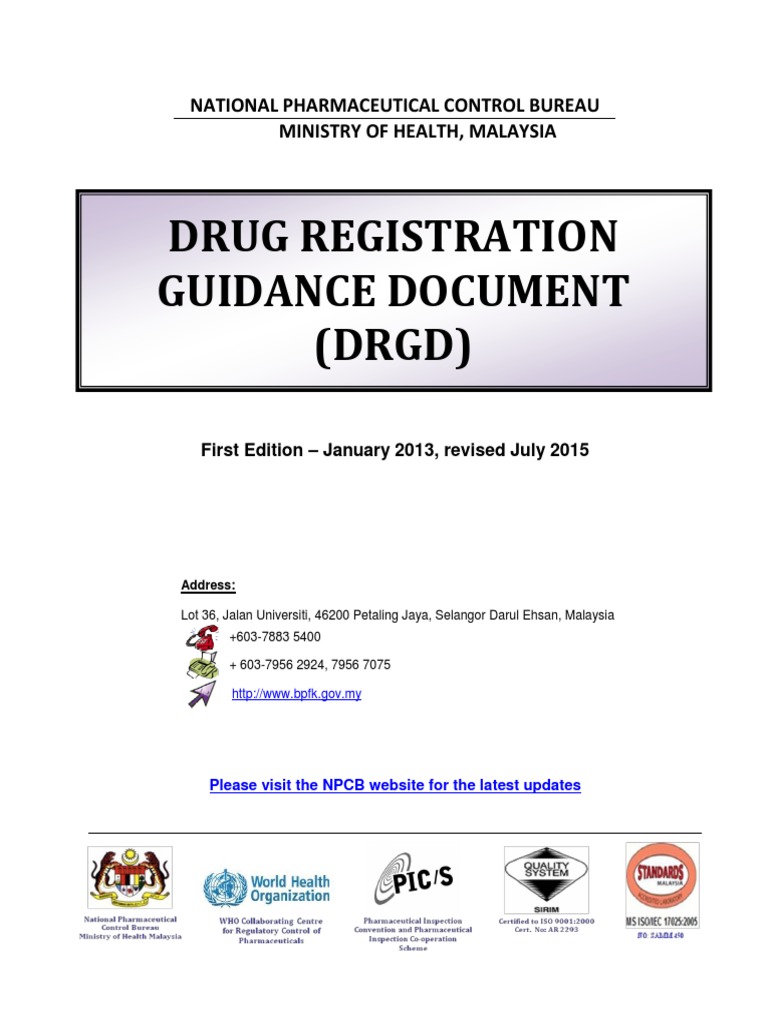 Drug Registration Guidance Document | PDF | Homeopathy | Packaging And ...