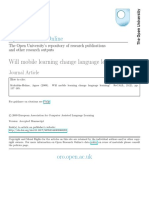 AKH ReCALL Will Mobile Learning Change Language Learning PDF